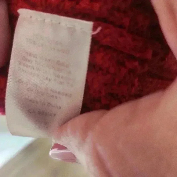 Talbot Woman's Plus  Size Red Cardigan Size 2x - Picture 9 of 9